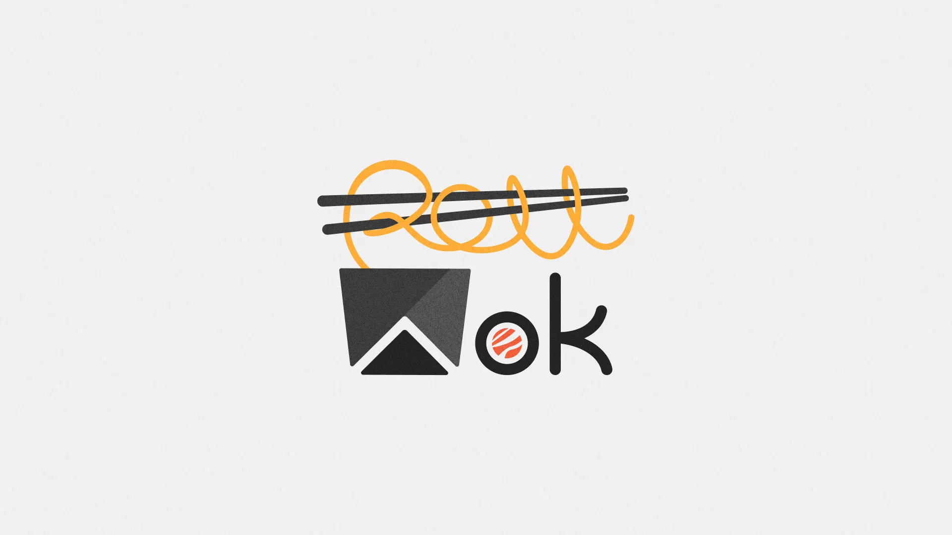 Разработка логотипа в Белореченске для суши-бара «Roll Wok Club» Разработка логотипа в Белореченске для суши-бара «Roll Wok Club»
